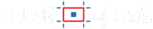 Logo firmy „House of Arts” z graficznym elementem w kształcie kwadratu.